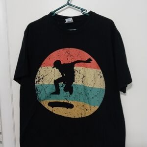 Port & co. Vintage look Skateboarders Graphic T shirt